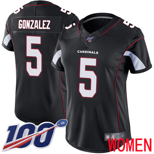 Arizona Cardinals Limited Black Women Zane Gonzalez Alternate Jersey NFL Football #5 100th Season Vapor Untouchable